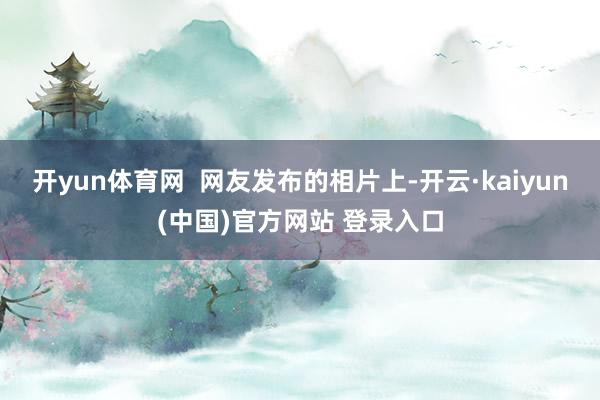 开yun体育网  网友发布的相片上-开云·kaiyun(中国)官方网站 登录入口