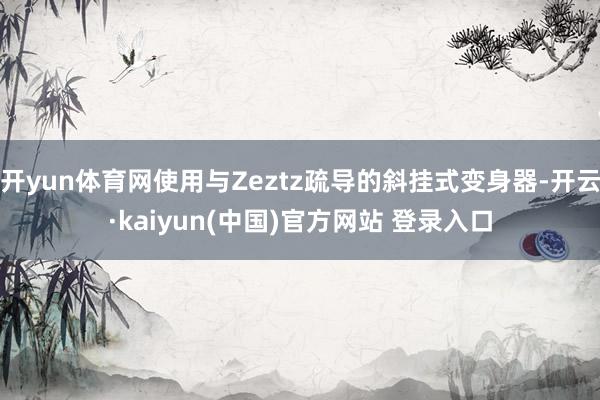 开yun体育网使用与Zeztz疏导的斜挂式变身器-开云·kaiyun(中国)官方网站 登录入口
