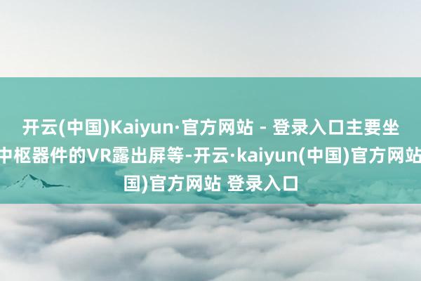 开云(中国)Kaiyun·官方网站 - 登录入口主要坐褥元六合中枢器件的VR露出屏等-开云·kaiyun(中国)官方网站 登录入口