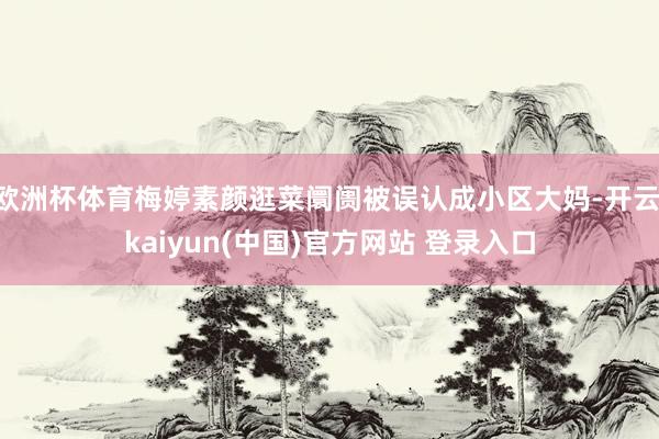 欧洲杯体育梅婷素颜逛菜阛阓被误认成小区大妈-开云·kaiyun(中国)官方网站 登录入口